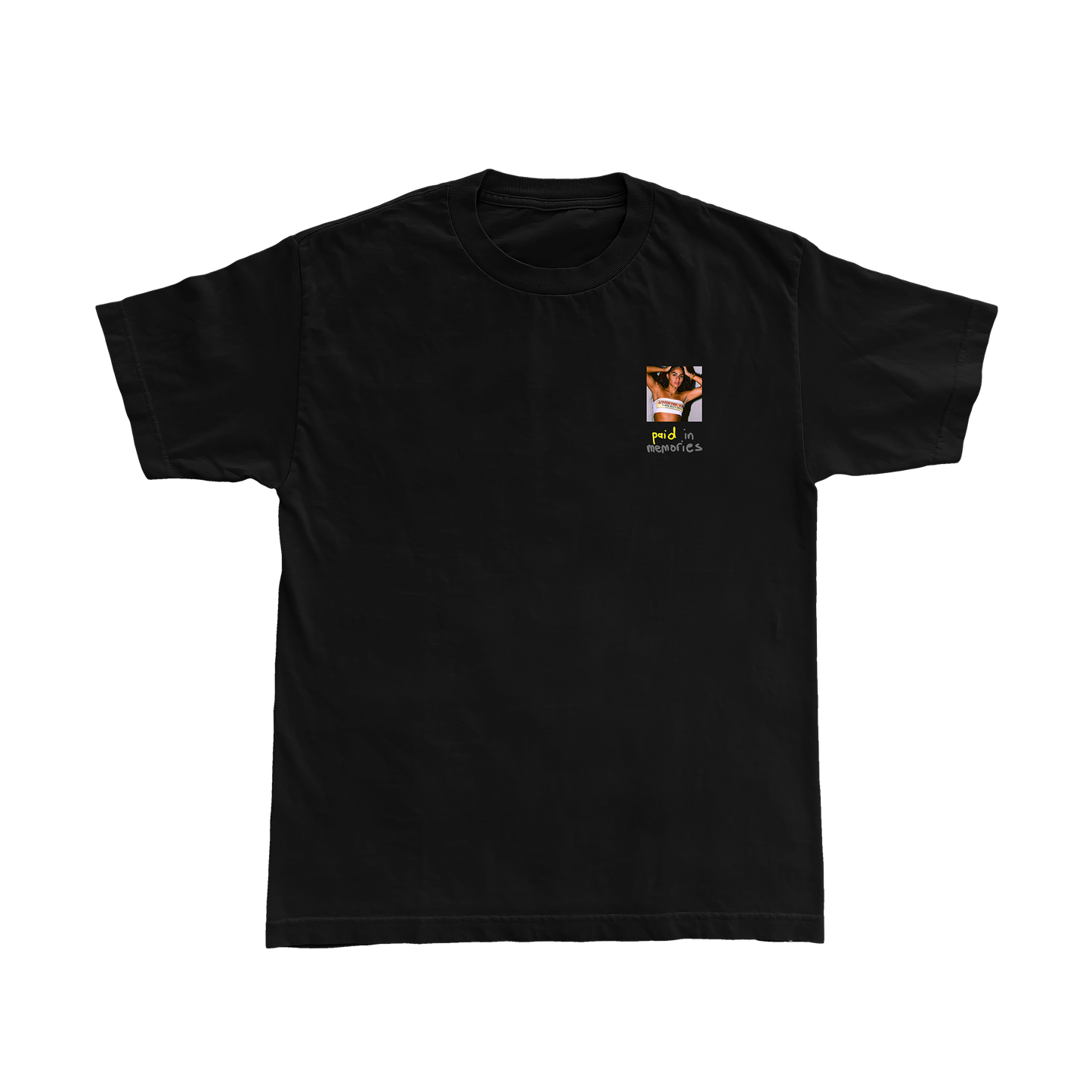 PAID IN MEMORIES BLACK TEE