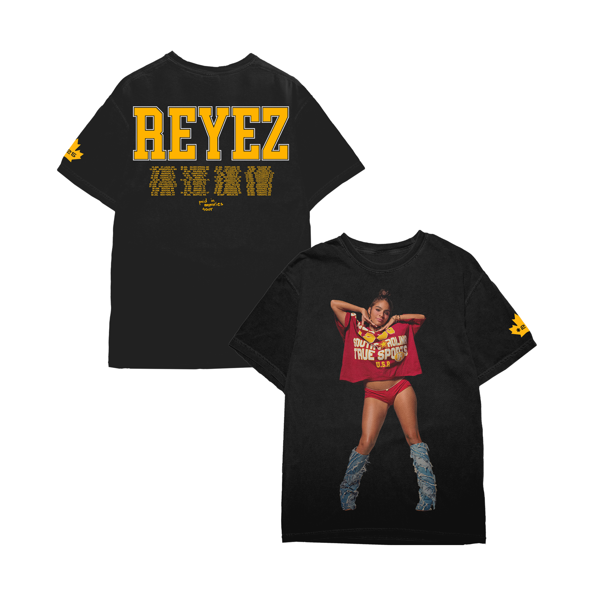 PIM PHOTO TOUR TEE - BLACK – Jessie Reyez