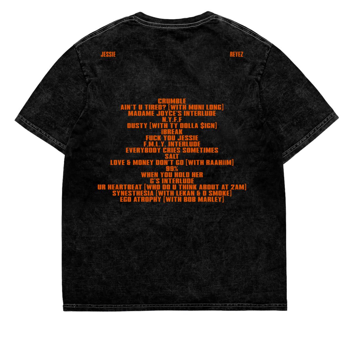 A LITTLE VENGEANCE B&W Tee - Mineral Black