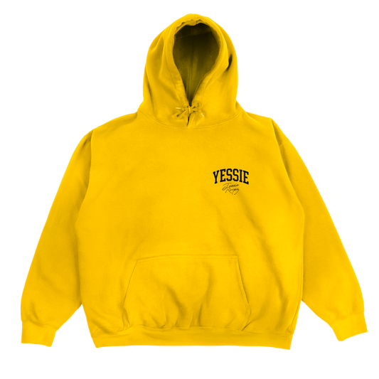 YESSIE WAS HERE HOODIE, YELLOW