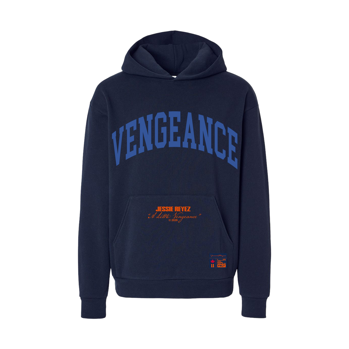 A LITTLE VENGEANCE Hoodie - Navy