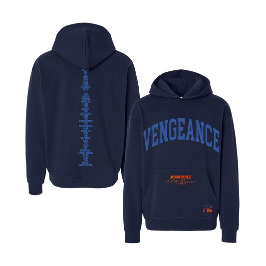 A LITTLE VENGEANCE Hoodie - Navy