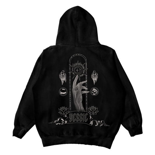 YESSIE BLACK HOODIE